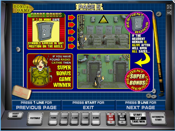 Игровой автомат Resident - регулярные призы и выигрыши в казино Вулкан